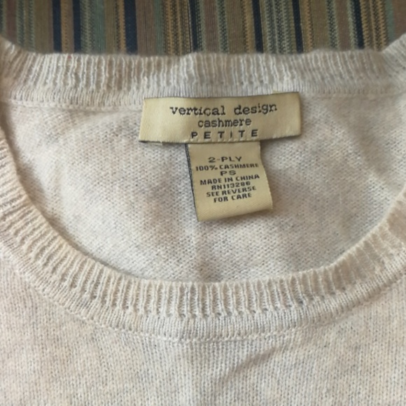 Vertical Design Sweaters - Cashmere sweater